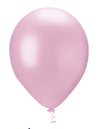 BALÃO PEROLA REDONDO - PIC PIC N°09 - ROSA CANDY - Pacote com 25 unidades.