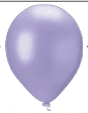 BALÃO PEROLA REDONDO - PIC PIC N°16 LILAS CANDY Pacote com 12 unidades