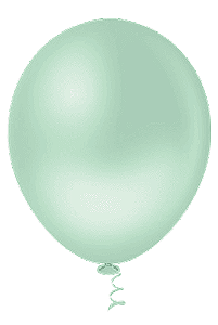BALÃO PEROLA REDONDO PIC PIC N° 9 VERDE CANDY Pacote com 25 unidades