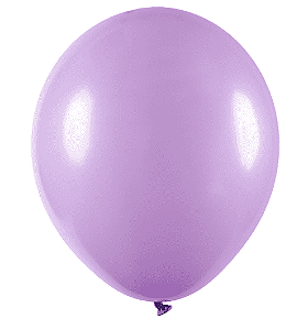 BALÃO LISO REDONDO - PIC PIC Nº 09 - LILAS - Pacote com 50 unidades