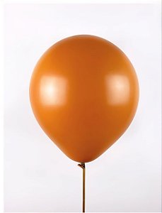 BALÃO REDONDO  ART-LATEX Nº 09 - LARANJA TERRA - Pacote com 50 unidades