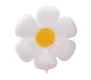 BALÃO MARGARIDA - METALIZADO - 42X54 CM - 1 unidade