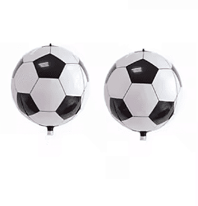 BALAO BOLA 4D - FUTEBOL - 60 CM - 1 unidade