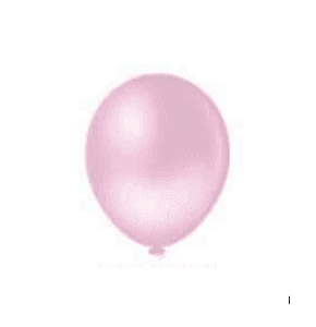 BALÃO PEROLA REDONDO PIC PIC N° 5- ROSA CANDY -Pacote com 25 unidades
