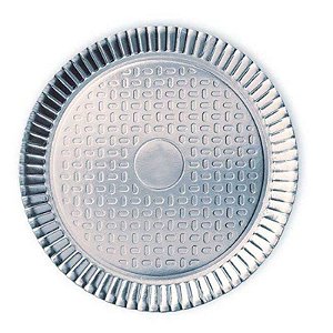 PRATO DE PAPELÃO LAMINADO - Nº 08 - 24 cm - 1 unidade