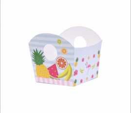 MINI CACHEPOT FRUTAS (FLAMINGO) - Pacote com 8 unidades