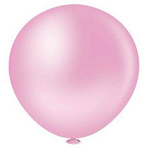 BALÃO GLOBO (FAT BALL) - ROSA BABY  - PIC PIC Nº 250 - 1 unidade