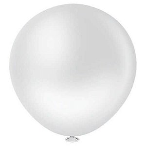 BALÃO GLOBO (FAT BALL) - BRANCO  - PIC PIC 250 - 1 unidade