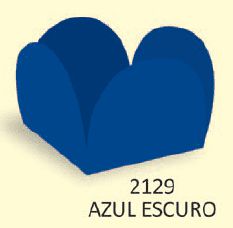 FORMINHA PARA DOCES CAIXETA 35mm - AZUL ESCURO - Pacote com 50 unidades