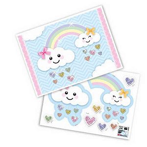 PAINEL DECORATIVO CHUVA DE AMOR - 1 UNIDADE