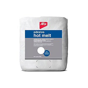 Adesivo Hot Melt Afix Branco 1824 para Coladeira de Bordas - Pacote 10 Kg