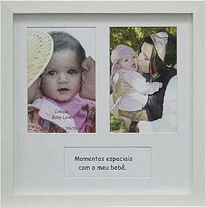 PAINEL PORTA-RETRATOS BABY LOVE P/ 2F 10X15CM