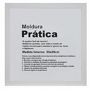 MOLDURA PRÁTICA 20x20CM