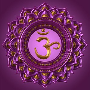 Toalha Esoterica 7ºchakra Conexão Intuiçao Sahasrara E Tarot