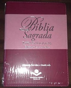 Bíblia letra Extra gigante/ também  toda preta