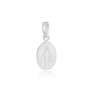 MEDALHA NOSSA SENHORA APARECIDA PINGENTE DE PRATA 925