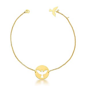 PULSEIRA ESPIRITO SANTO VAZADO OURO 18K  AU91/8/00