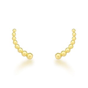 BRINCO EAR CUFF BOLA OURO 18K AU91/7/40