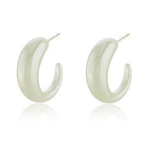 [Rascunho] BRINCO MEIA ARGOLA LUA PÉROLA