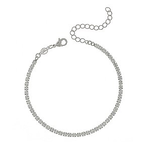 PULSEIRA EM RÓDIO RIVIERA QUADRADO ZIRCÔNIA