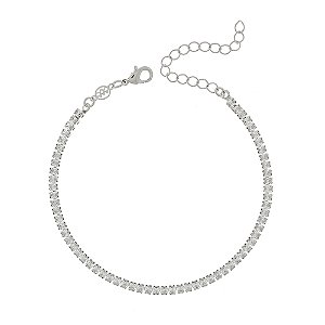 PULSEIRA EM RÓDIO BAGUETE ZIRCÔNIA