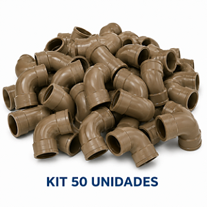 Kit 50 Joelhos 90° Soldáveis 20mm TIGRE