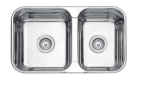 Cuba Dupla Inox Isis 69x40 - TRAMONTINA