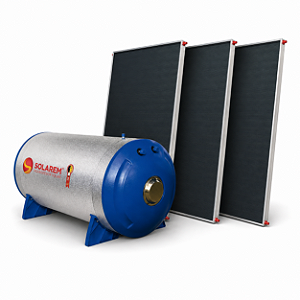 Aquecedor Solar Solarem 600 Litros Baixa Pressão com 3 Coletores Lira 2m²