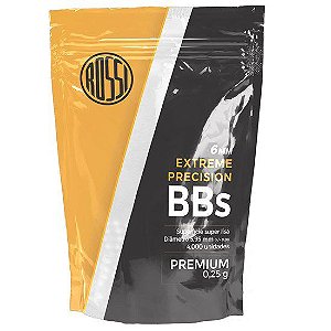 Esferas Rossi BBs 6mm 0,25 gramas - 4.000 unidades