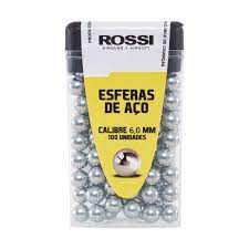Esferas de aço 6mm Rossi - 100 unidades