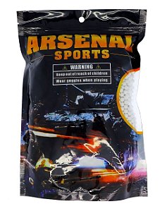 Esferas Arsenal BBs 6mm 0,28 gramas - 3.500 unidades