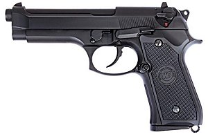 Pistola Airgun M92 Black WE  Co2 4,5mm - Full Metal