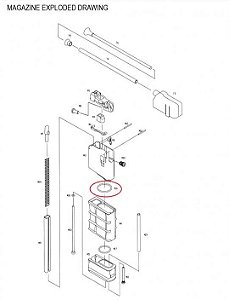 Oring Para Magazine M4 GBBR KJW - Part #M16