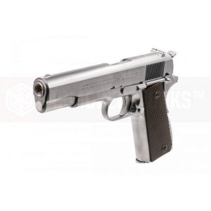 Pistola Airsoft Colt 1911 Silver AW GBB 6mm - Full Metal