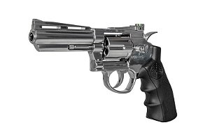 Revólver Airgun Titan 802s 4" Cromado KLI Co2 4,5mm - Full Metal