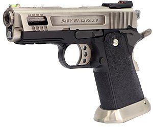 Pistola Airsoft Hi-capa 3.8 Velociraptor SV WE GBB 6mm - Full Auto