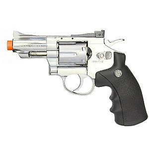 Revólver Airgun Rossi 708S 2,5" Niquelado Co2 4,5mm - Full Metal