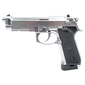 Pistola Airgun M92 Silver Rossi Co2 4,5mm