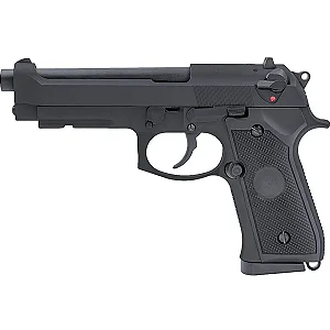 Pistola Airgun M92 Black Rossi Co2 4,5mm