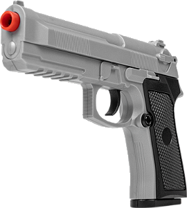 Pistola Airsoft PT92 V21 Silver Spring 6mm
