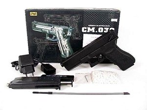 Pistola Airsoft Glock 18c Elétrica 6mm - Cyma