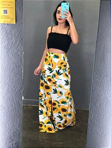 saia longa girassol