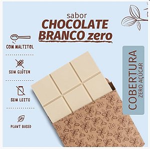 COBERTURA SABOR CHOCOLATE BRANCO VEG  - ZERO AÇÚCAR (MALTITOL) - 5Kg