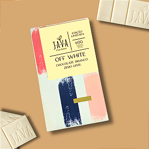 Chocolate Branco Vegano Zero Açúcar Offwhite – 60g - Escolha caixa com 6 ou 10 un - NOVO PESO