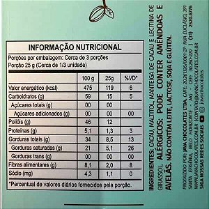 Chocolate Diet 54% cacau 65 g - Unidade ou display