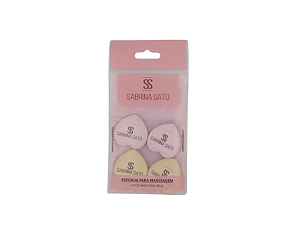 Esponja mini de dedo c/ 4 unidades Sabrina Sato SP-2080