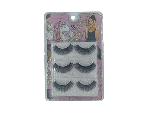 Kit Cílios c/ 3 Pares Sabrina Sato SP-3046
