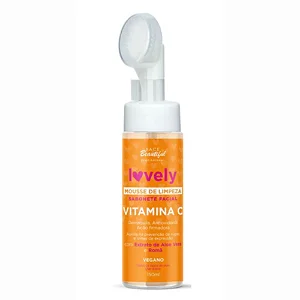 Sabonete Mousse Vitamina C Lovely Face Beautiful 150ml