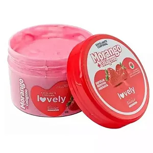 Esfoliante Corporal Morango/Colágeno Lovelly Face Beautiful