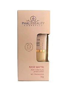 Base Matte Alta Cobertura Phallebeauty 30g - Cor 4